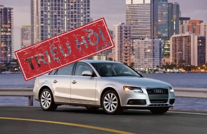 Triệu hồi gần 825 nghìn chiếc Audi trên toàn cầu do lỗi túi khí